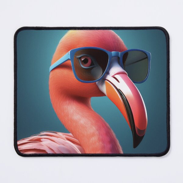 Item preview, Don't Forget Your Glasses - Flamingo Glow Tropical Street Style designed and sold by Becky-Poppins.