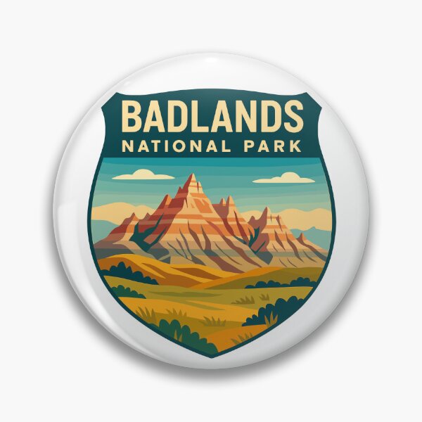 Item preview, Badlands National Park South Dakota Sticker designed and sold by Ismeal Von.