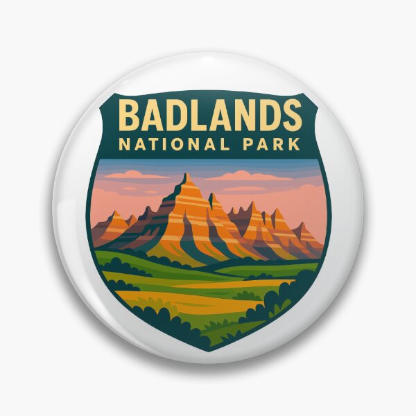 Item preview, Badlands National Park South Dakota Sticker designed and sold by Ismeal Von.