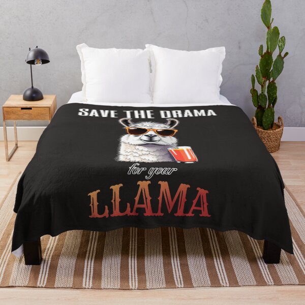 Item preview, Llama Drama Funny T-shirt designed and sold by Mindflow4you.