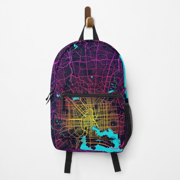 Item preview, Baltimore City Map of Maryland, USA - Neon designed and sold by deMAP.