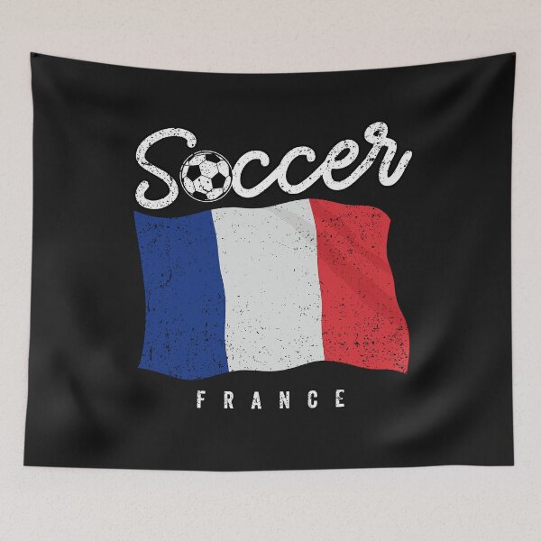 Item preview, SOCCER TEAMS BIG FLAG - FRANCE - Fans and Teams for Men and Women T-shirt designed and sold by wallsandpatts.