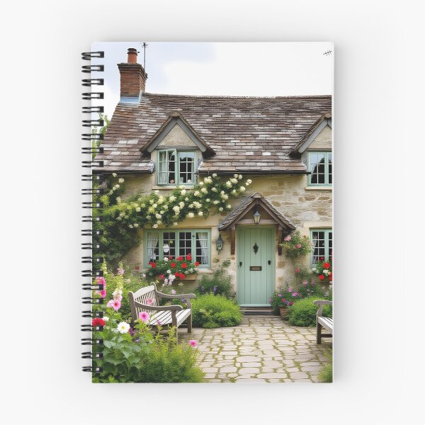 Item preview, Enchanted English Cottage and Magic Flowers designed and sold by SoniaSarkali.