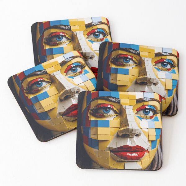 Item preview, "Blueprint of Humanity" – A Cubist Portrait designed and sold by Artekinium.
