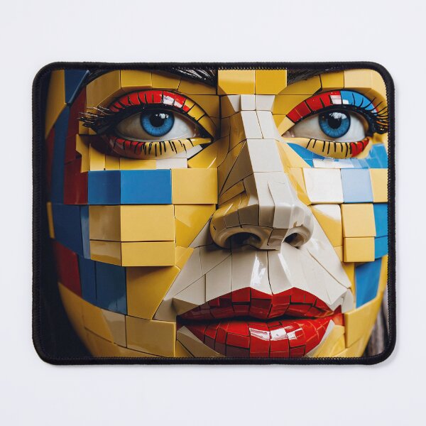 Item preview, "Blueprint of Humanity" – A Cubist Portrait designed and sold by Artekinium.