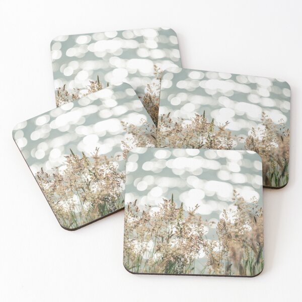 Item preview, Wild Grasses by the Water – Summer Light Bokeh designed and sold by alicjamiekina.