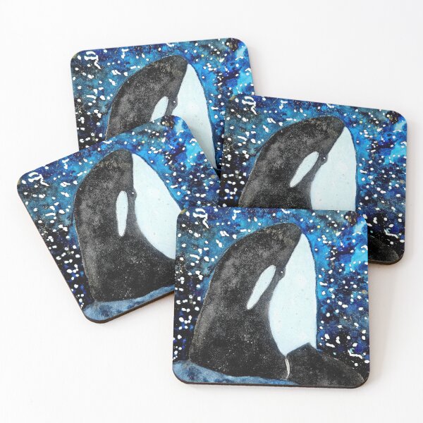 Item preview, Starry starry orca night designed and sold by elenaourania.