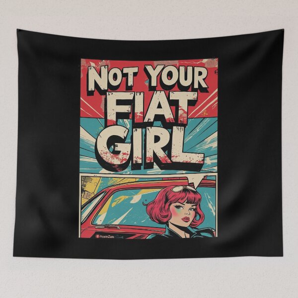 Artikelvorschau, Not Your Fiat Girl – Comic Style entworfen und verkauft von Silvernuit.