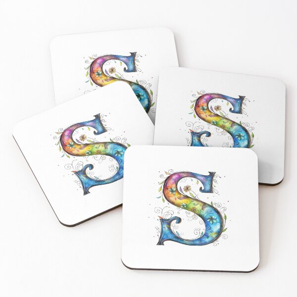 Item preview, Whimsical Monogram Letter S designed and sold by Boddicca.