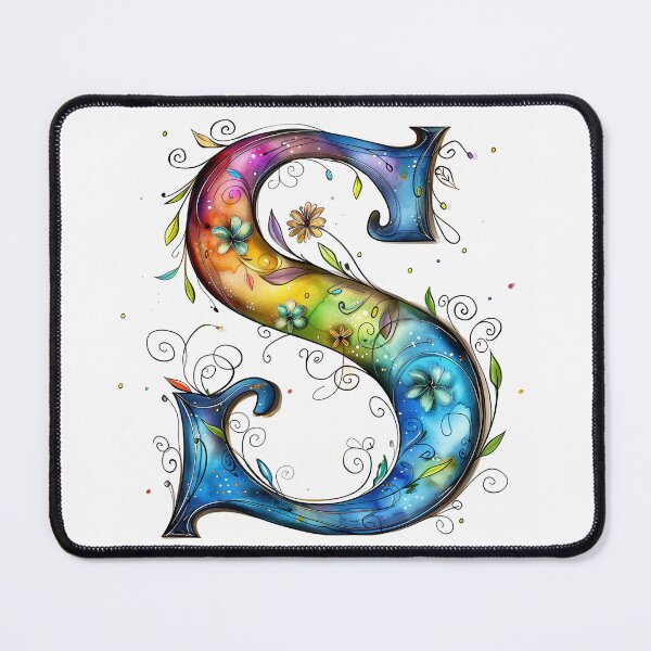 Item preview, Whimsical Monogram Letter S designed and sold by Boddicca.