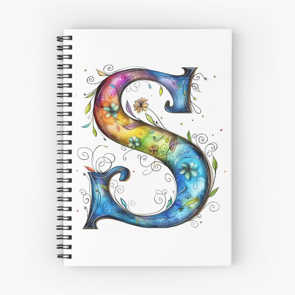 Item preview, Whimsical Monogram Letter S designed and sold by Boddicca.