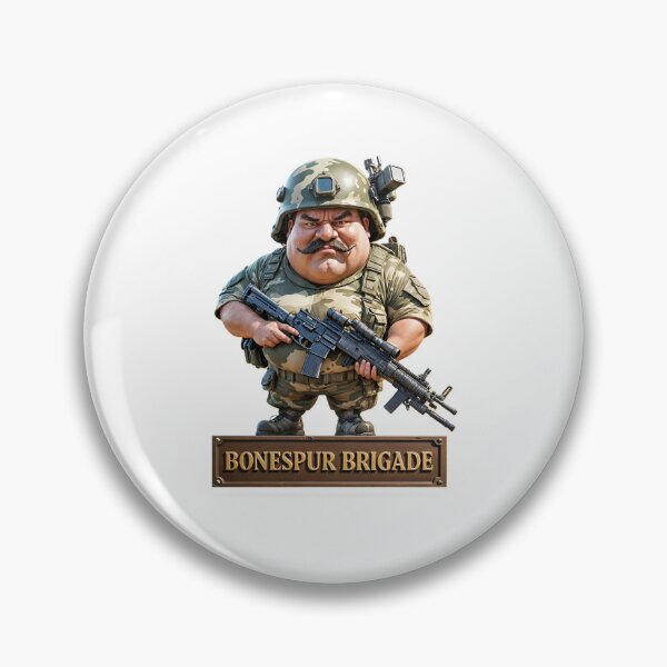 Item preview, Bubba Crocket of the Bonespur Brigade designed and sold by AimlessArts.