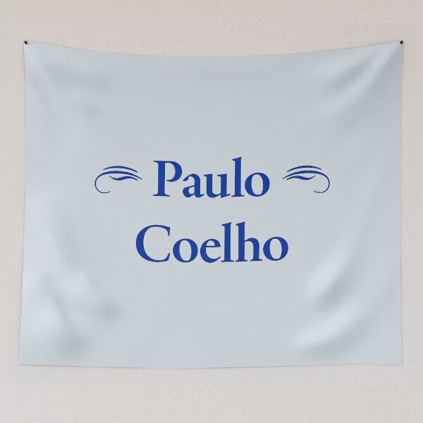 Item preview, Paulo Coelho, Brazilian Novelist, Classic Literature designed and sold by CharlottePlaceArt.