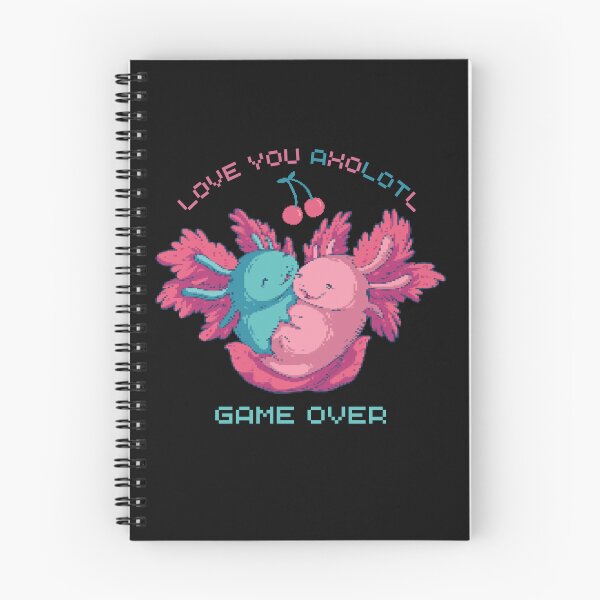 Item preview, I love you Axolotl designed and sold by AfricaSkyBlue.