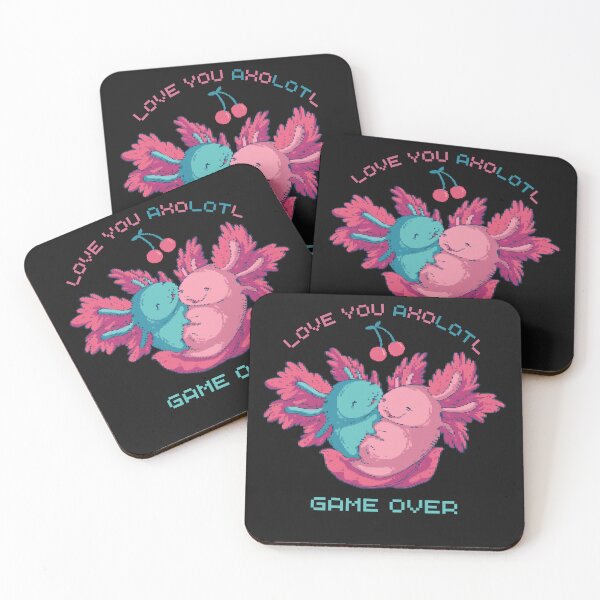Item preview, I love you Axolotl designed and sold by AfricaSkyBlue.