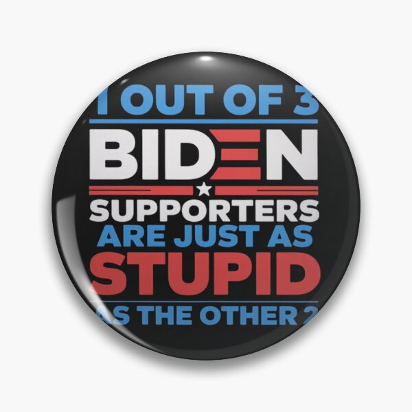 Item preview,  Out of 3 Biden Supporters Funny Political Anti Sleepy Joe designed and sold by ConceptualVibes.