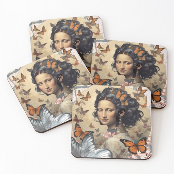 Item preview, Moon and butterflies designed and sold by GasconyPassion.