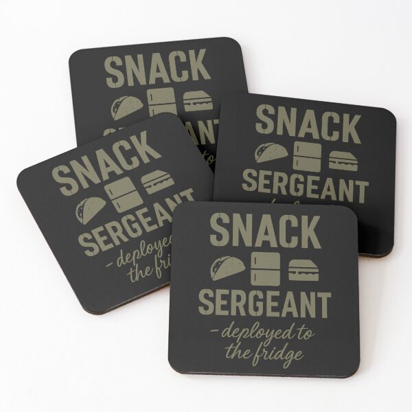 Item preview, Snack Sergeant - Deployed to the Fridge - First Draft designed and sold by MeshesBerlin.