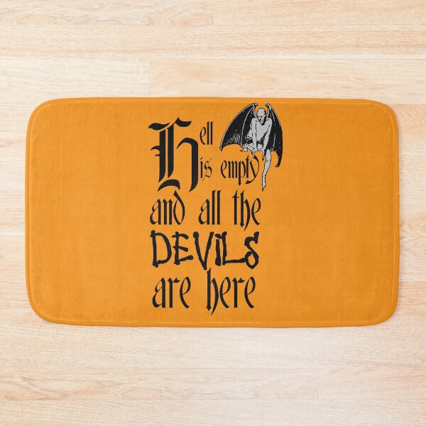 Item preview, Hell Is Empty And All The Devils Are Here Black Text designed and sold by taiche.