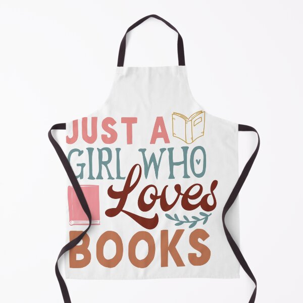 Item preview, Just a Girl Who Loves Books – Feminine Book Lover Quote designed and sold by artcultreone.