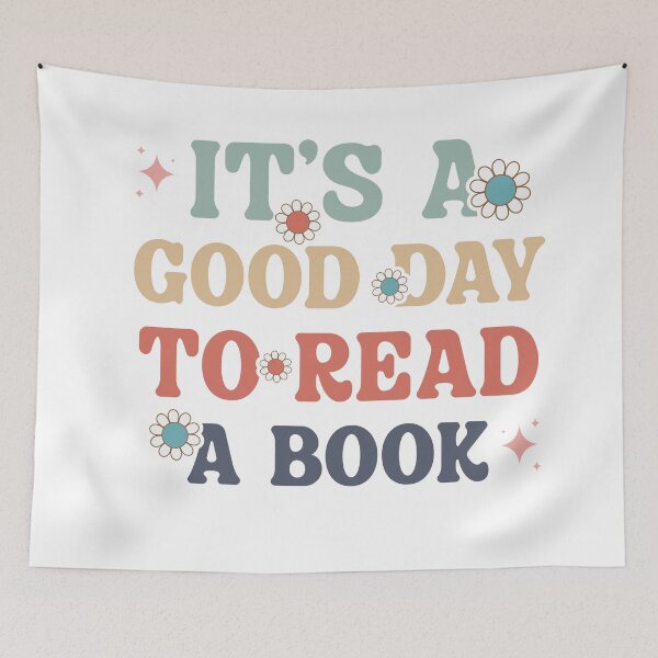 Item preview, It’s a Good Day to Read – Positive Book Lover Quote designed and sold by artcultreone.