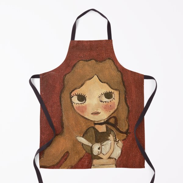 Item preview, Girl holding Bunny painting designed and sold by whatremains.