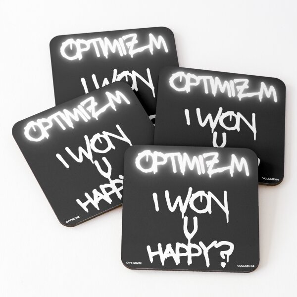 Item preview, OPTIMIZM VOLUME 4: I WON U HAPPY? designed and sold by ELEVENTHCROWN.