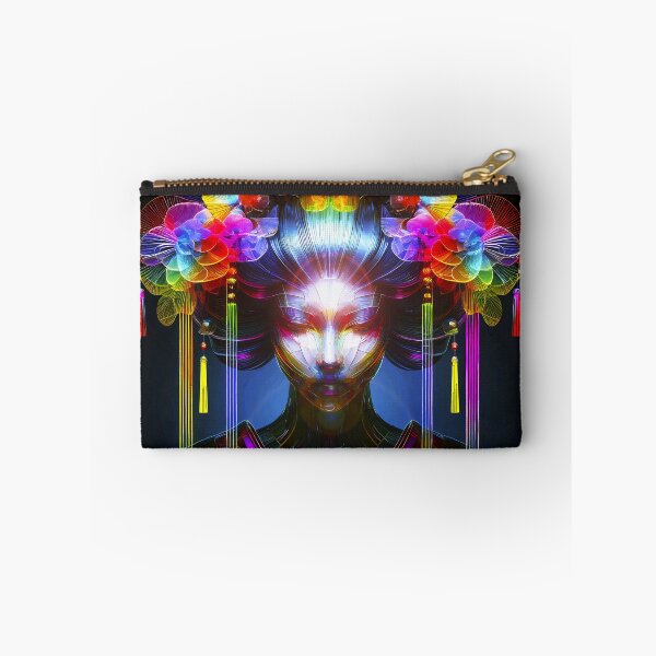 Artikelvorschau, Chromatisch Farbige Glas-Geisha im Kontrast entworfen und verkauft von AD-Digital-Art.