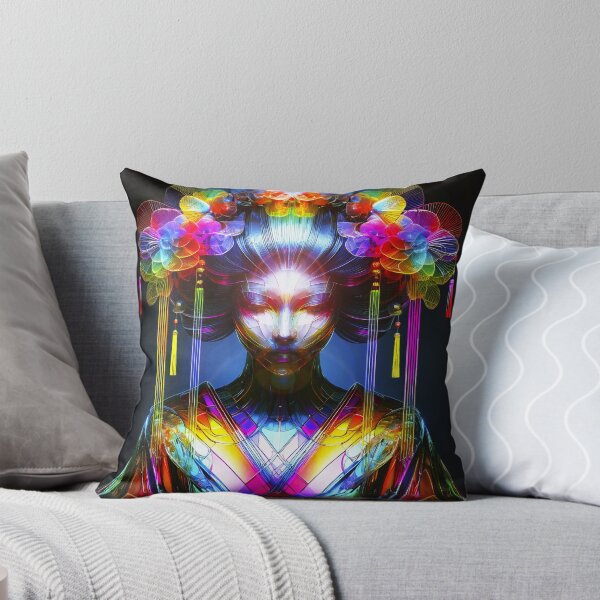 Item preview, Chromatic colored glass geisha in contrast designed and sold by AD-Digital-Art.