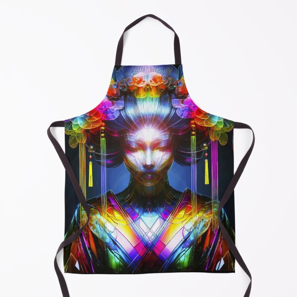 Item preview, Chromatic colored glass geisha in contrast designed and sold by AD-Digital-Art.