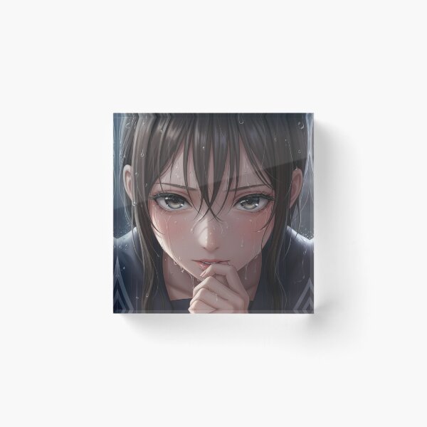 Item preview, Portrait of a Waifu in a sensual rainy pose designed and sold by GerwantSHOP.