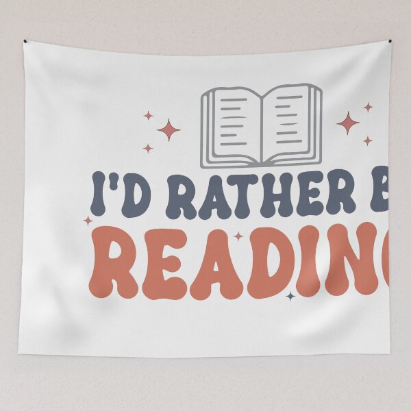 Item preview, I'd Rather Be Reading – Classic Book Lover Quote designed and sold by artcultreone.