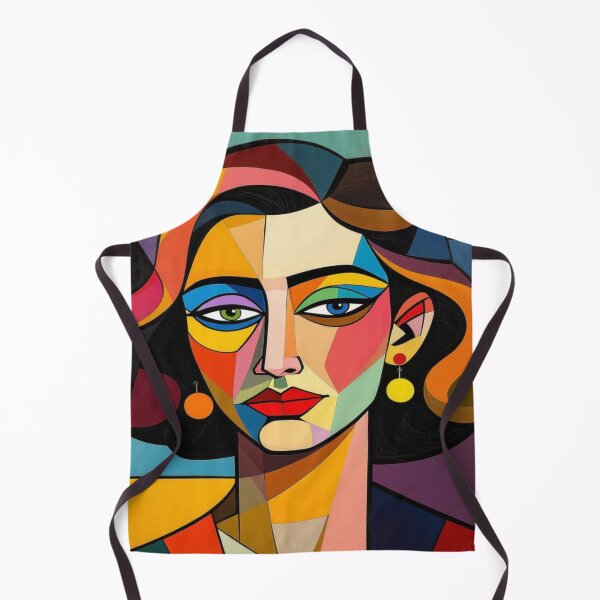 Item preview, Colorful Geometry – Abstract Portrait with Style, Shape & Soul designed and sold by FotoworldEdel.