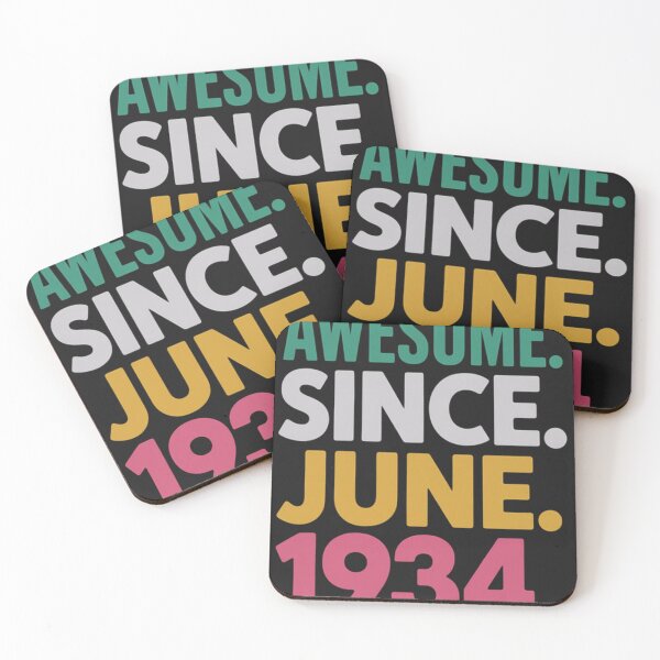 Item preview, 91 Years Old Awesome Since June 1934 91st Birthday designed and sold by ConceptualVibes.