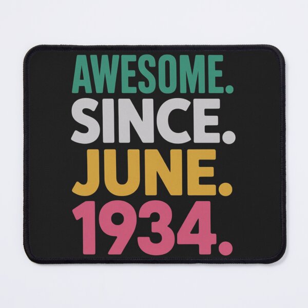 Item preview, 91 Years Old Awesome Since June 1934 91st Birthday designed and sold by ConceptualVibes.