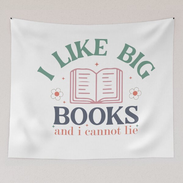 Item preview, I Like Big Books And I Cannot Lie – Funny Book Lover Quote designed and sold by artcultreone.