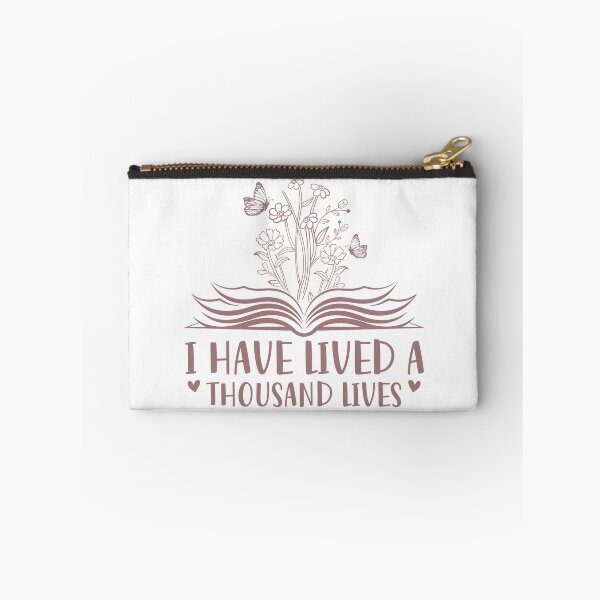 Item preview, I Have Lived a Thousand Lives – Inspirational Book Quote designed and sold by artcultreone.