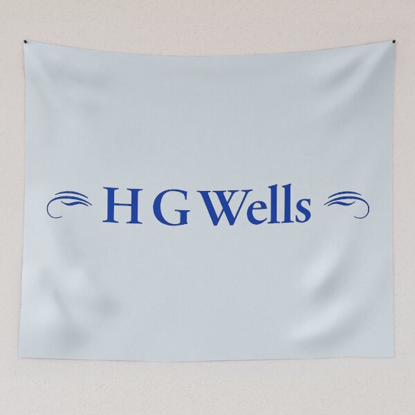 Item preview, H G Wells, English Writer, Classic Literature designed and sold by CharlottePlaceArt.