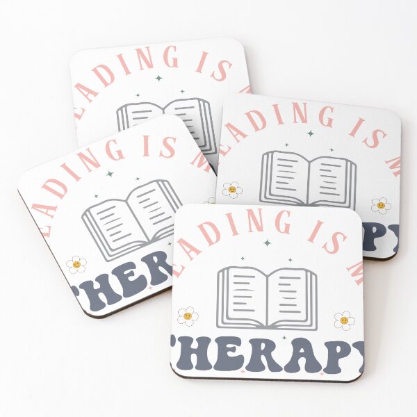 Item preview, Reading Is My Therapy – Book Lover Mental Health Quote designed and sold by artcultreone.