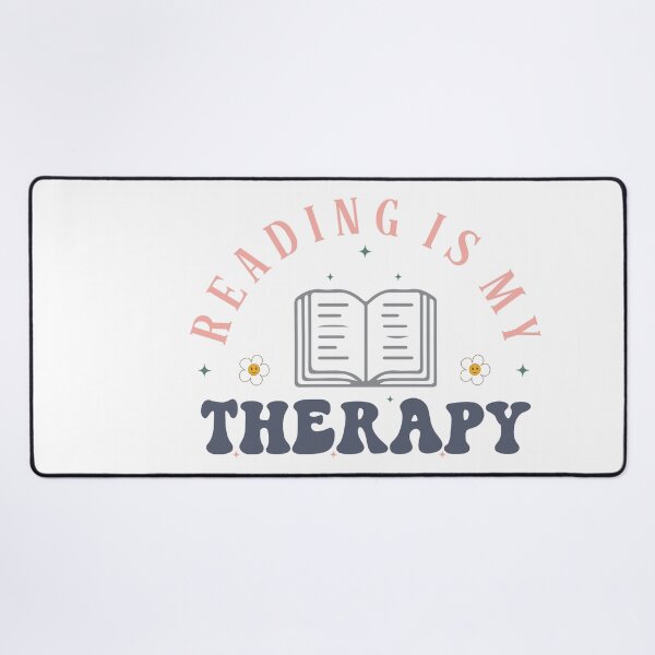 Item preview, Reading Is My Therapy – Book Lover Mental Health Quote designed and sold by artcultreone.
