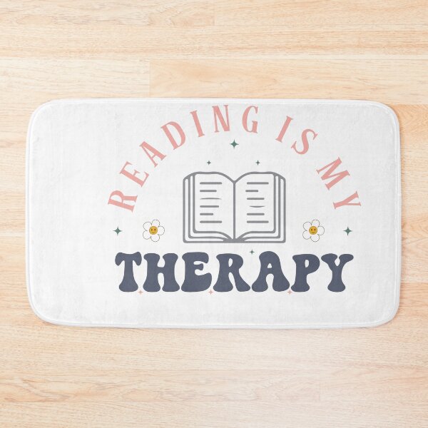 Item preview, Reading Is My Therapy – Book Lover Mental Health Quote designed and sold by artcultreone.