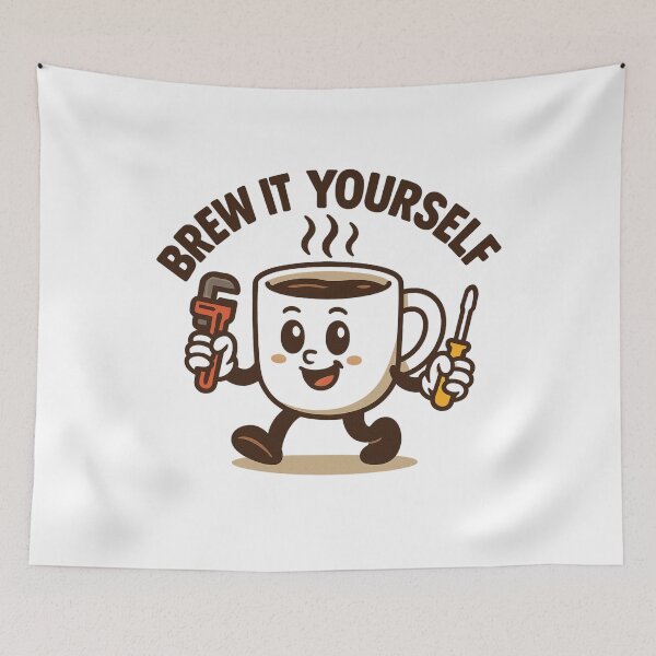 Item preview, Brew it yourself designed and sold by Felt & Spoken.