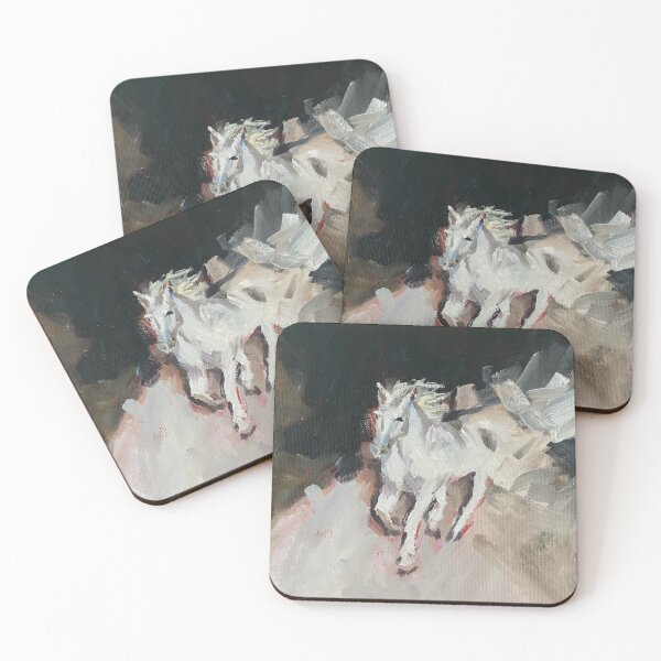 Item preview, Horse in action painting designed and sold by whatremains.