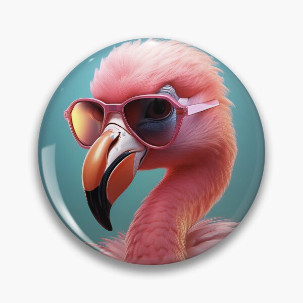 Item preview, Don't Forget Your Glasses - Flamingo Glow Tropical Style designed and sold by Becky-Poppins.
