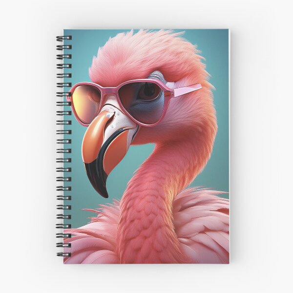 Item preview, Don't Forget Your Glasses - Flamingo Glow Tropical Style designed and sold by Becky-Poppins.