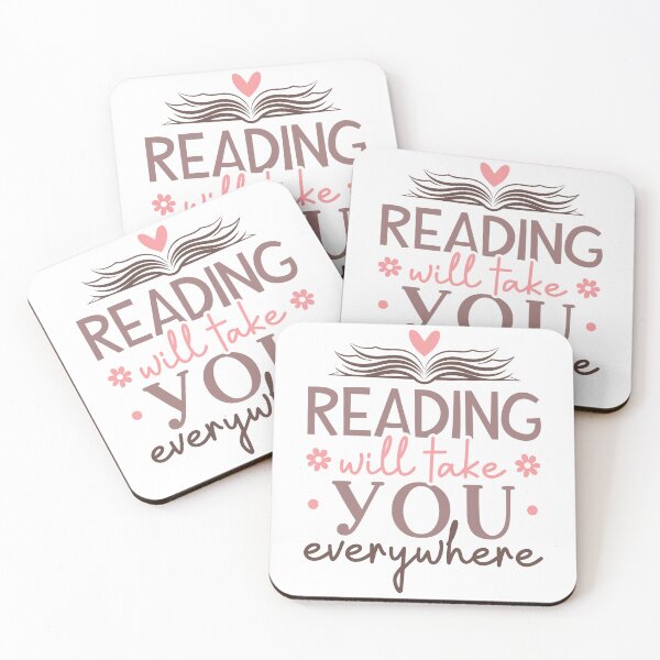 Item preview, Reading Will Take You Everywhere – Inspirational Book Quote designed and sold by artcultreone.