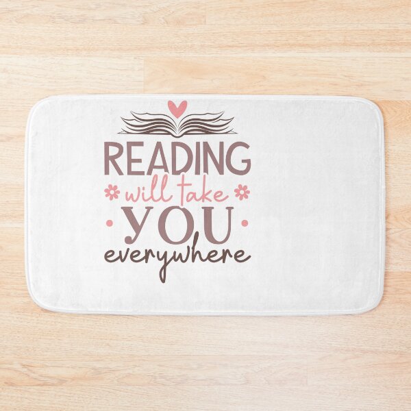 Item preview, Reading Will Take You Everywhere – Inspirational Book Quote designed and sold by artcultreone.