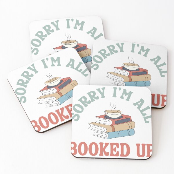 Item preview, Sorry, I’m All Booked Up – Funny Book Lover Quote designed and sold by artcultreone.