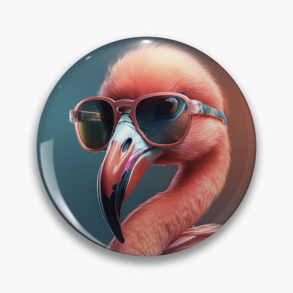 Item preview, Don't Forget Your Glasses - Flamingo Glow Tropical Style 2 designed and sold by Becky-Poppins.