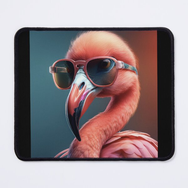 Item preview, Don't Forget Your Glasses - Flamingo Glow Tropical Style 2 designed and sold by Becky-Poppins.